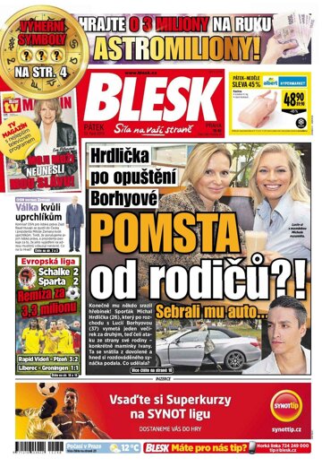 Obálka e-magazínu Blesk 23.10.2015