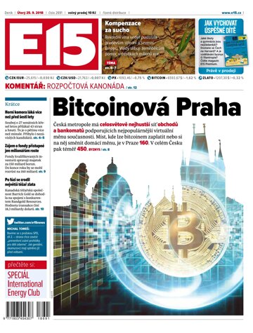 Obálka e-magazínu E15 25.9.2018