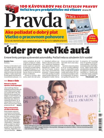 Obálka e-magazínu Pravda 4. 2. 2020