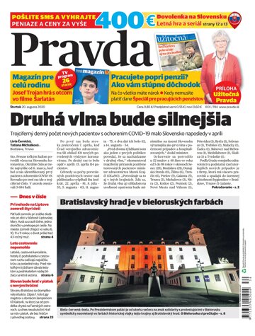 Obálka e-magazínu Pravda 20. 8. 2020