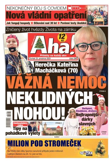 Obálka e-magazínu AHA! 23.12.2021