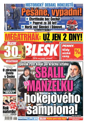 Obálka e-magazínu Blesk 16.2.2022