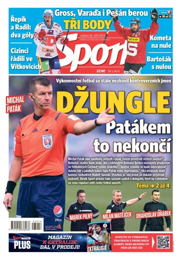 Obálka e-magazínu Sport 16.9.2023