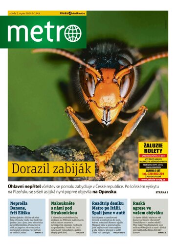 Obálka e-magazínu deník METRO 7.8.2024