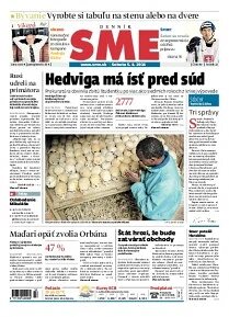 Obálka e-magazínu SME 5.4.2014