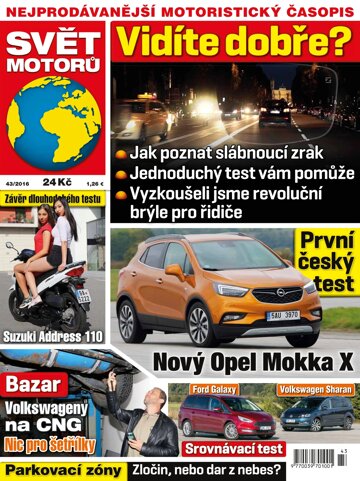 Obálka e-magazínu Svět motorů 24.10.2016