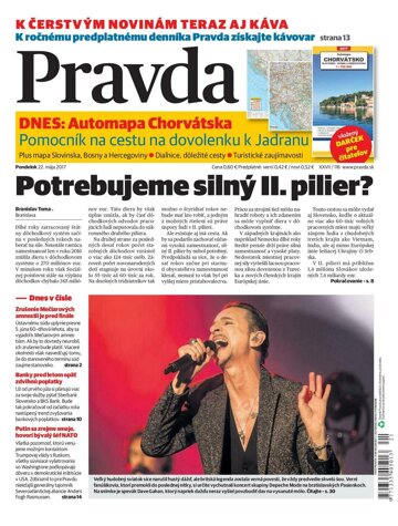 Obálka e-magazínu Pravda 22.5.2017