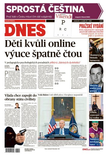 Obálka e-magazínu MF Dnes 29.1.2022