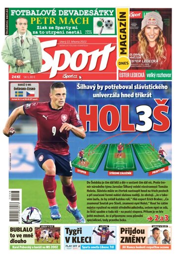 Obálka e-magazínu Sport 22.3.2022