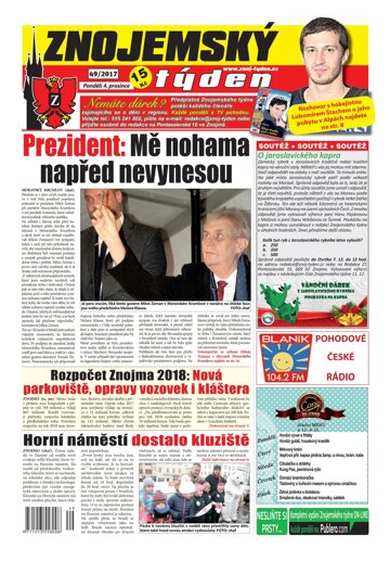 Obálka e-magazínu Znojemský týden 49/2017