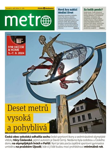 Obálka e-magazínu deník METRO 5.9.2024