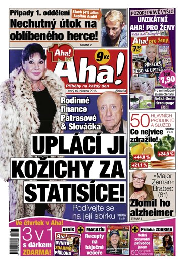 Obálka e-magazínu AHA! 15.3.2016