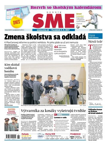 Obálka e-magazínu SME 4.9.2017