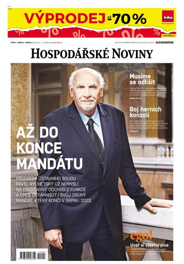 Obálka e-magazínu Hospodářské noviny 002 - 3.1.2020