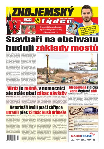 Obálka e-magazínu Znojemský týden 3/2017