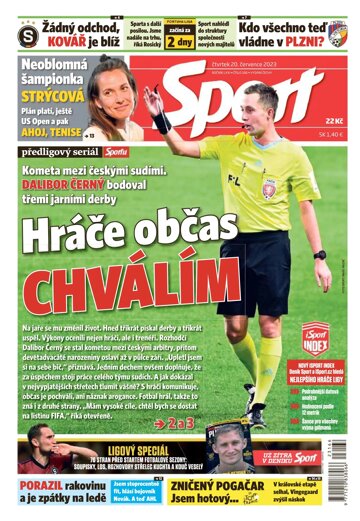 Obálka e-magazínu Sport 20.7.2023