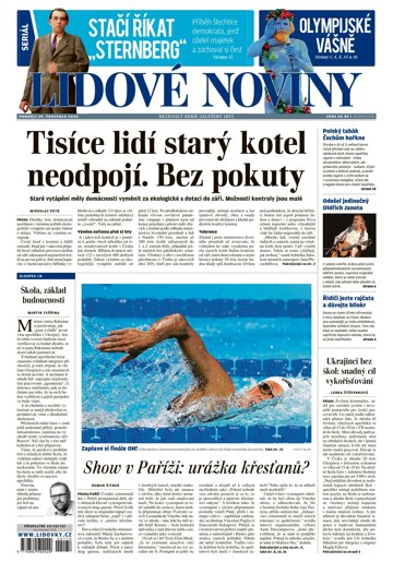 Obálka e-magazínu Lidové noviny 29.7.2024