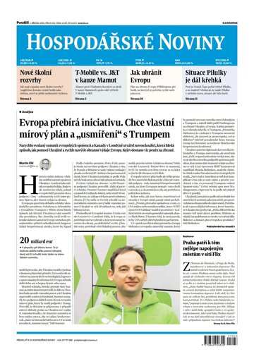 Obálka e-magazínu Hospodářské noviny 043 - 3.3.2025