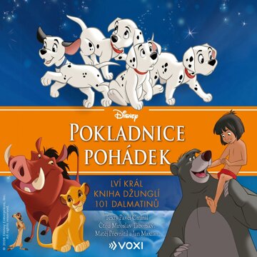 Obálka audioknihy Disney - Lví král, Kniha džunglí, 101 dalmatinů