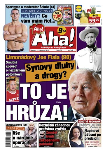 Obálka e-magazínu AHA! 12.3.2016