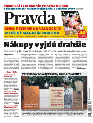 Obálka e-magazínu Pravda 15. 12. 2017