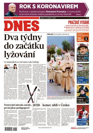 Obálka e-magazínu MF Dnes 5.12.2020