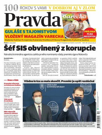 Obálka e-magazínu Pravda 12. 3. 2021