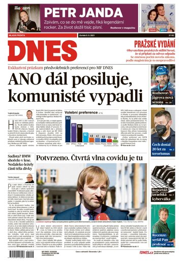 Obálka e-magazínu MF Dnes 9.9.2021