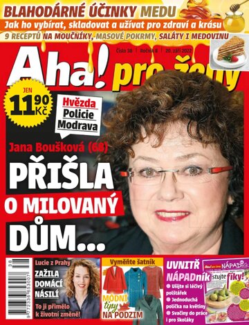 Obálka e-magazínu AHA! pro ženy 38/2022