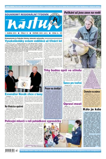 Obálka e-magazínu Nástup 13/2015