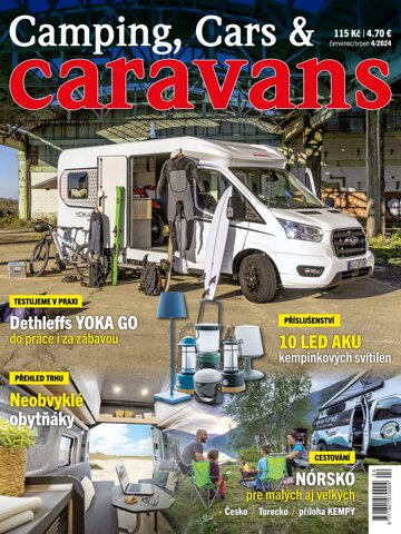Obálka e-magazínu Camping, Cars & Caravans 4/2024