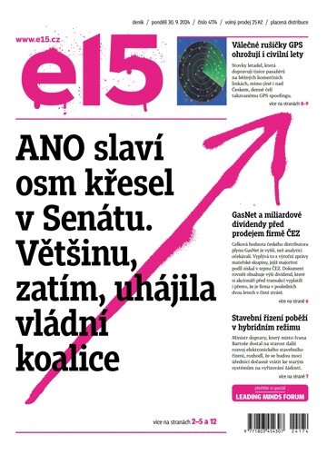 Obálka e-magazínu E15 30.9.2024