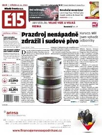 Obálka e-magazínu E15 12.11.2014