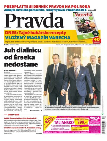 Obálka e-magazínu Pravda 2.9.2016