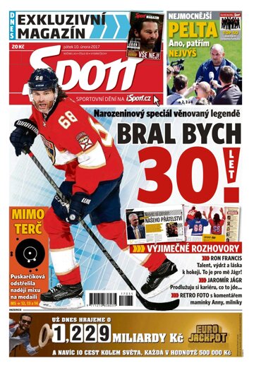 Obálka e-magazínu Sport 10.2.2017