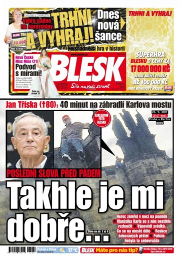 Obálka e-magazínu Blesk 26.9.2017