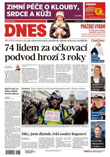 Obálka e-magazínu MF Dnes 10.1.2022