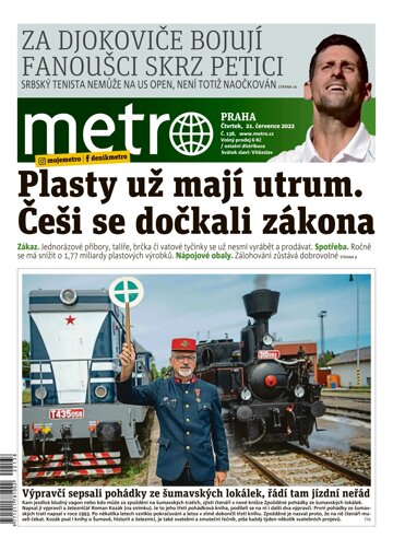 Obálka e-magazínu deník METRO 21.7.2022