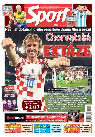 Obálka e-magazínu Sport 10.12.2022