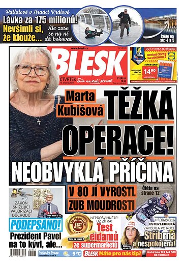 Obálka e-magazínu Blesk 16.3.2023