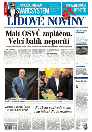 Obálka e-magazínu Lidové noviny 15.5.2023