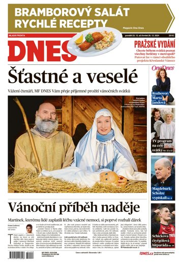 Obálka e-magazínu MF Dnes 23.12.2024