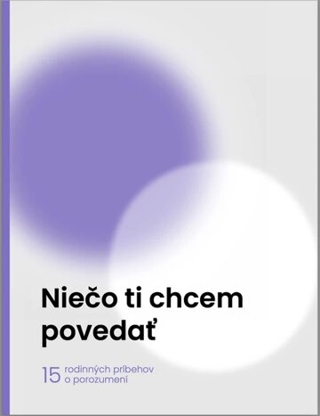 Obálka knihy Niečo ti chcem povedať