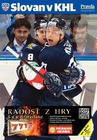 Obálka e-magazínu Slovan v KHL - 2014