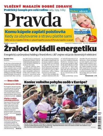 Obálka e-magazínu Pravda 25.8.2015