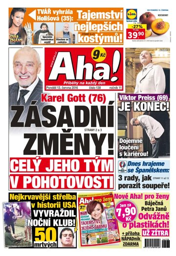 Obálka e-magazínu AHA! 13.6.2016