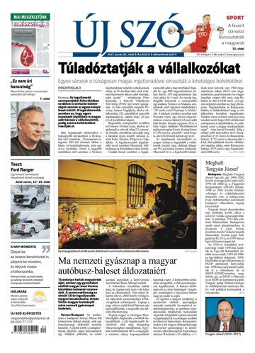 Obálka e-magazínu Új Szó 23.1.2017