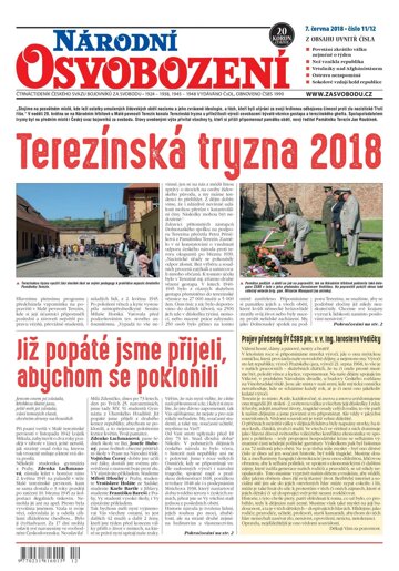 Obálka e-magazínu Národní Osvobození 11-12/2018