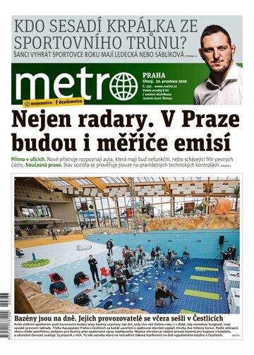 Obálka e-magazínu deník METRO 22.12.2020