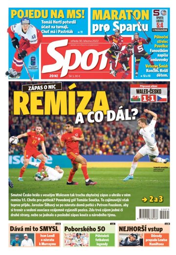 Obálka e-magazínu Sport 30.3.2022